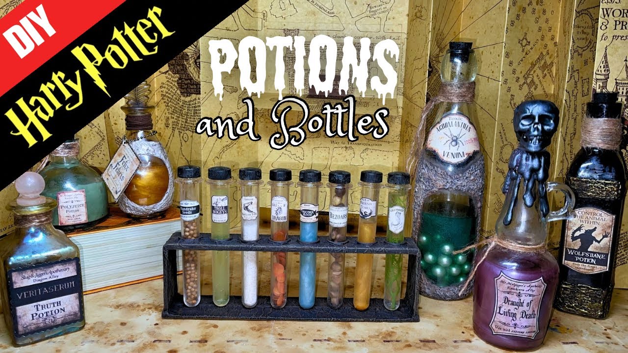 ⚡️Harry Potter DIY: Potion Bottles - DIY Halloween