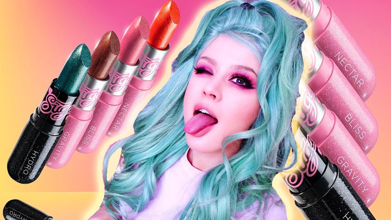 Swatching lipstick while I lose my mind SUGARPILL