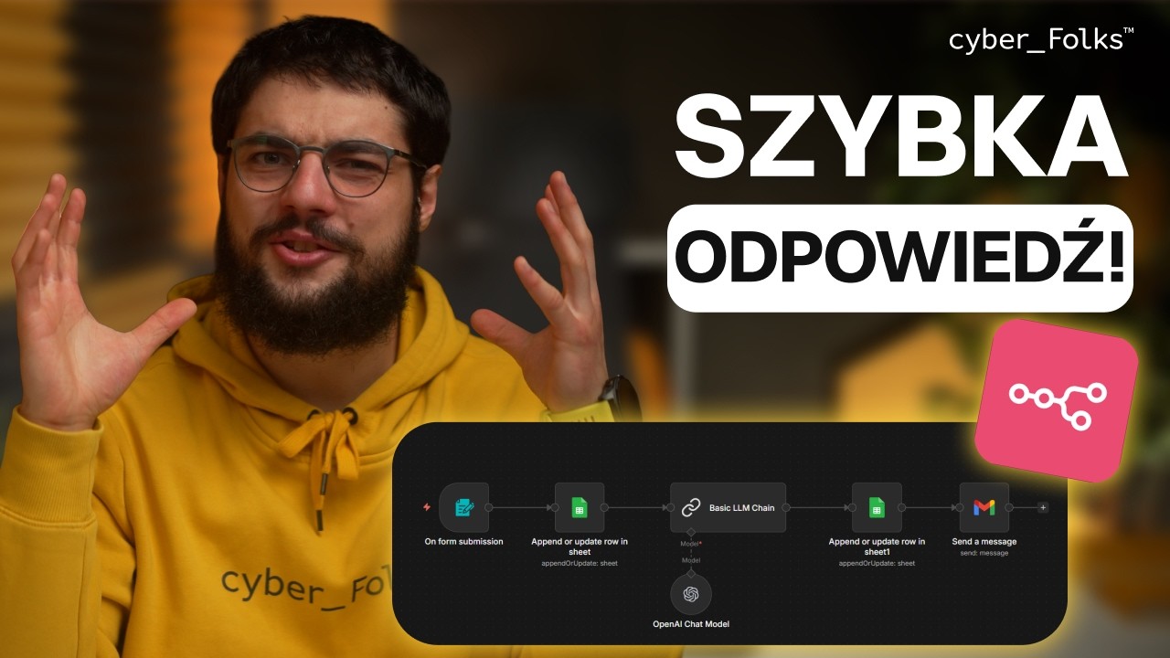 Przestań pisać odpowiedzi ręcznie, zautomatyzuj to z n8n! [TUTORIAL]