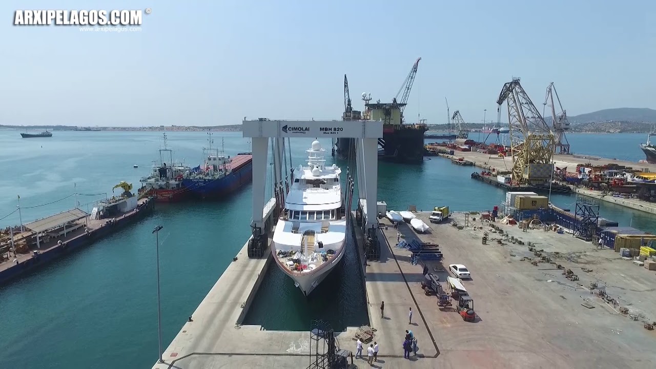 ATHINA III (Yacht) Dry docking