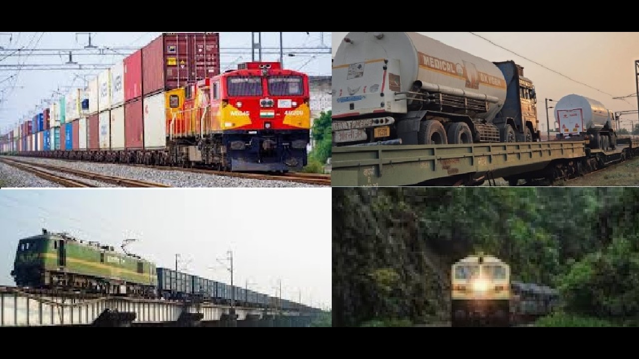 Indian railways 3,800 ton freights jumping on rail bridges with beautiful track sound #train