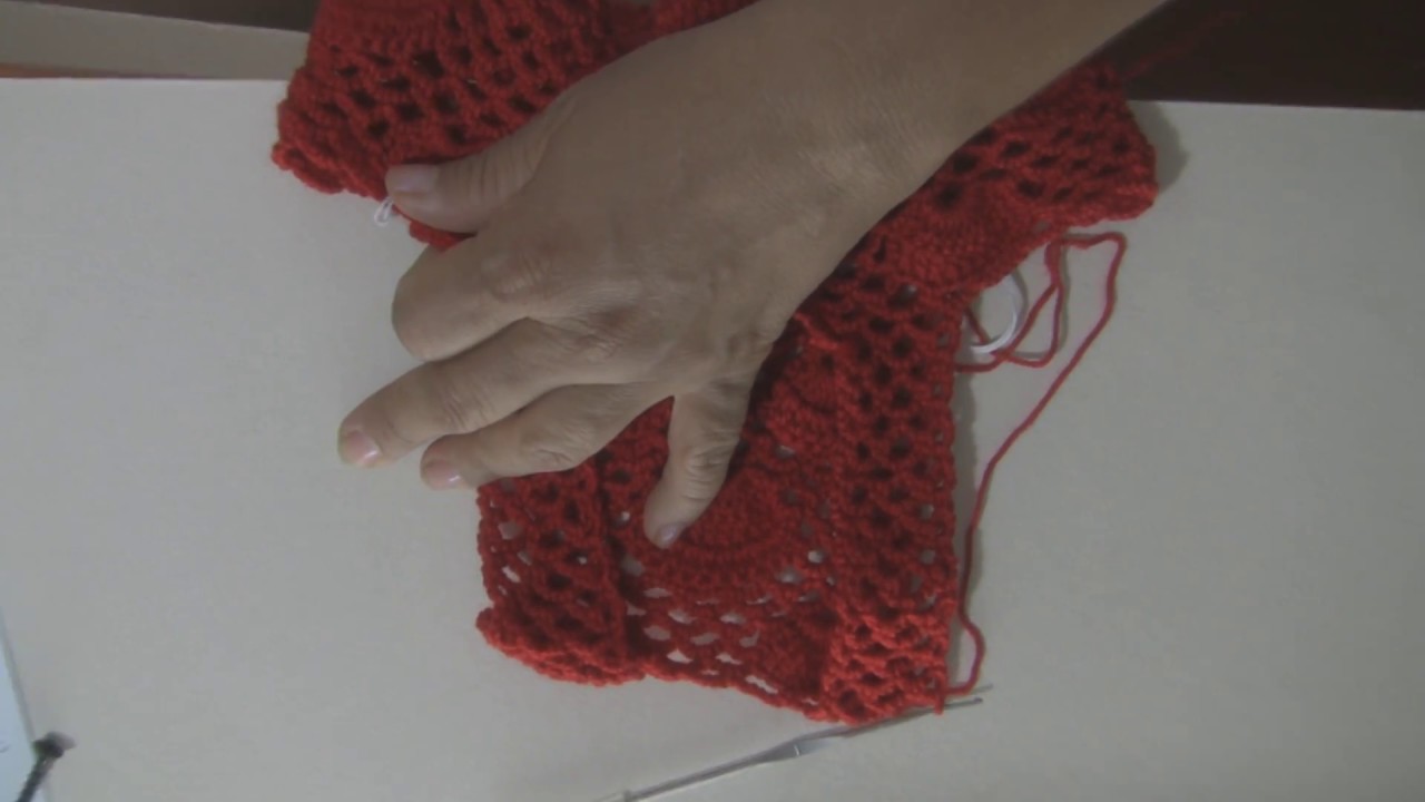 VESTIDO TEJIDO EN CROCHET PARA PERRITA