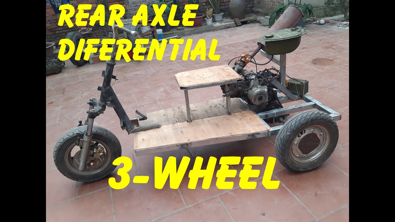 Rear Axle Diferential 4 / Making 3-wheel vehicles - corona era