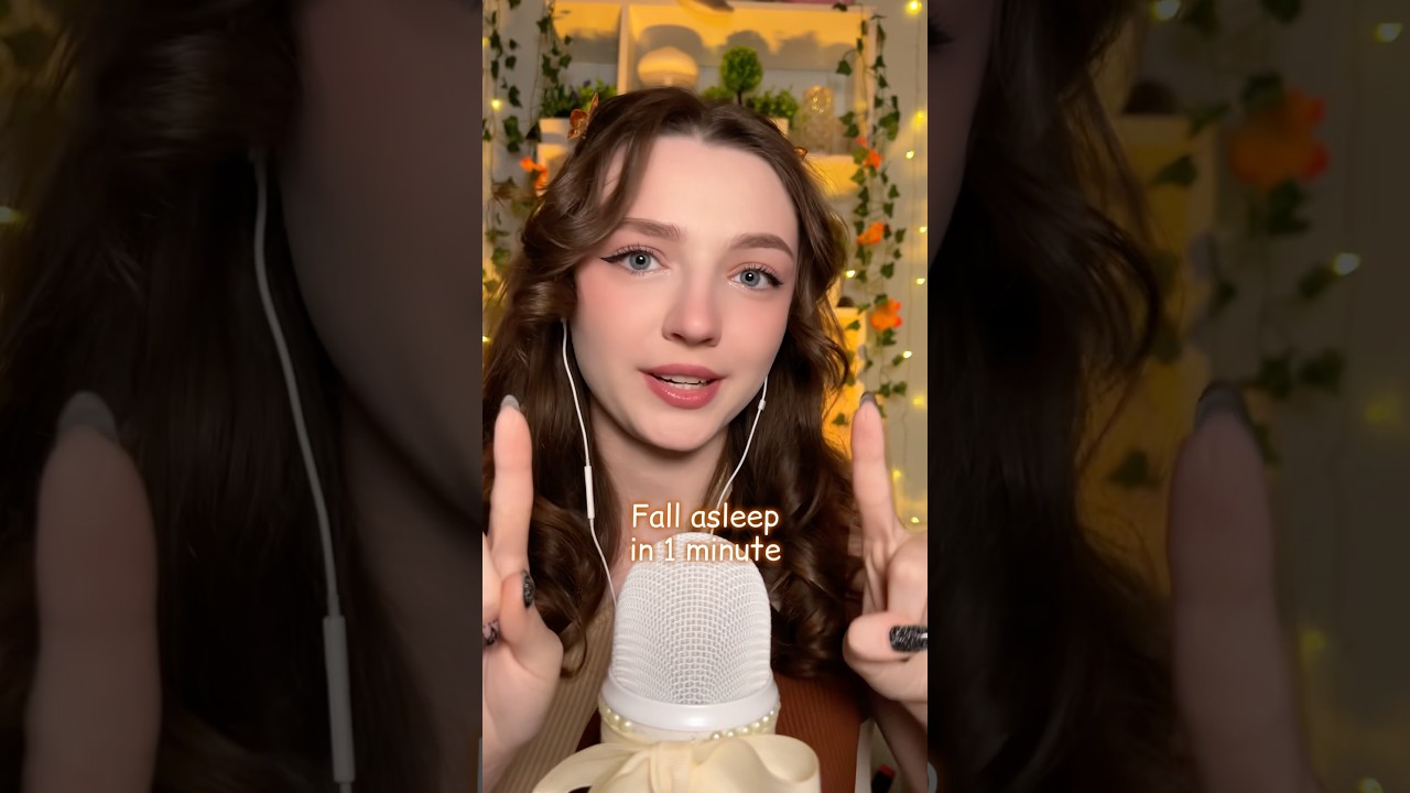 Fall asleep in 1 minutes #asmr #asmrsounds #asmrrelax #asmrtingles #asmrsleep #relax #tingles