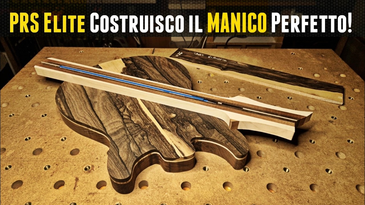 Segreti di Liuteria: il MANICO della PRS ELITE - la Costruzione #chitarra #liuteria #prs #faidate
