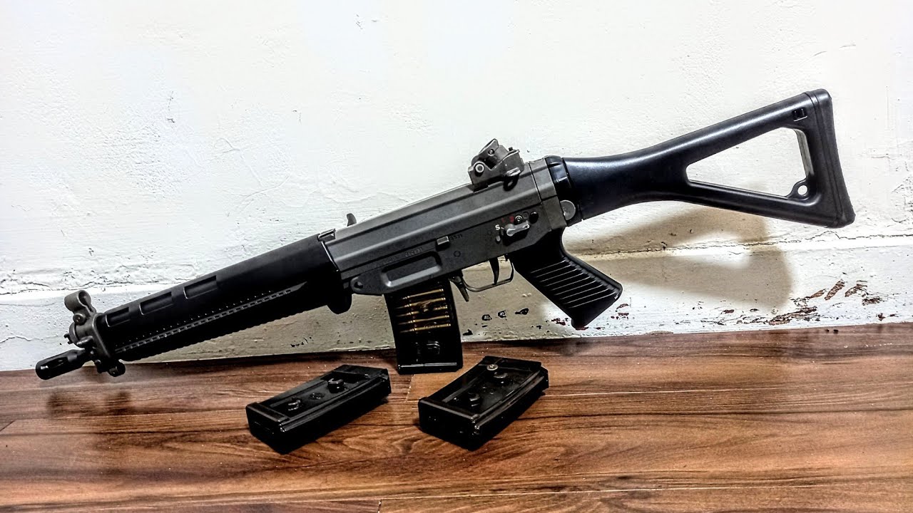 rolls-royce of aks, rolex riffle, rare tokyo marui sig sg551 aeg airsoft 