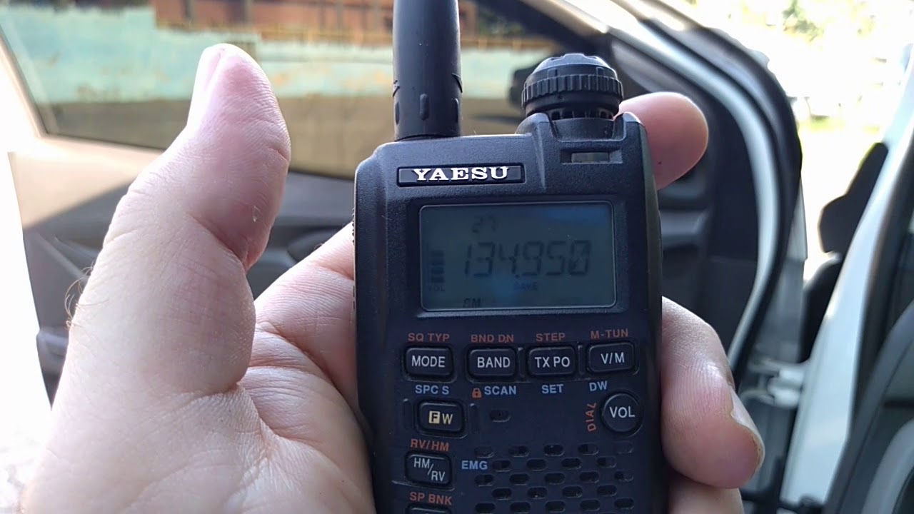 yaesu vx 3 escutando aviação etc