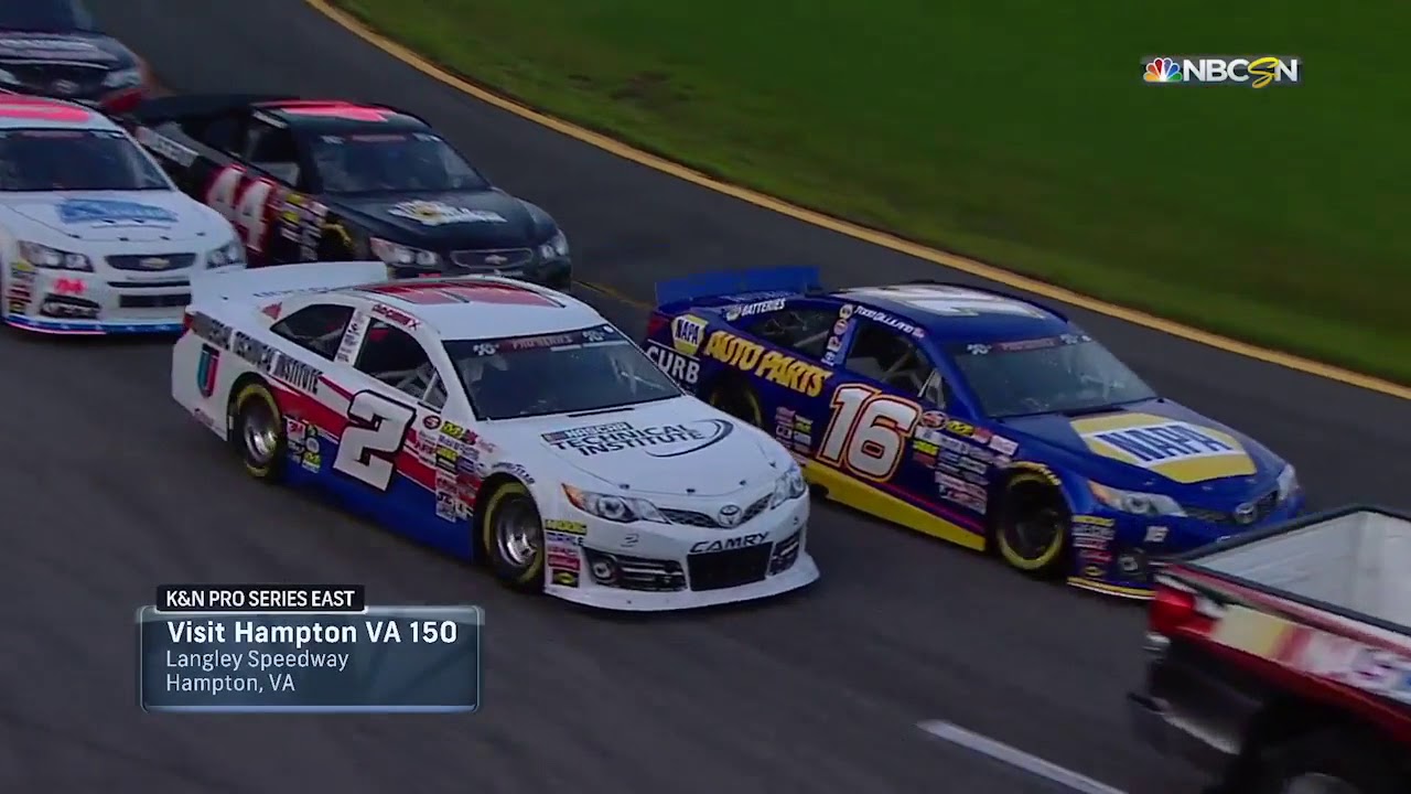 NASCAR K&N Pro Series East 2017. Langley Speedway. Full Race