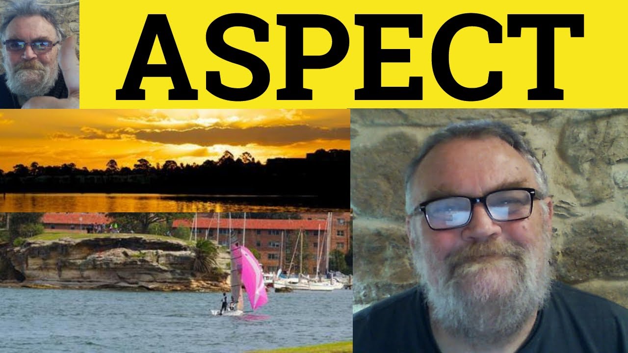🔵 Aspect Meaning - Aspect Examples- Aspect in a Sentence - Use of Aspect - GRE Vocabulary