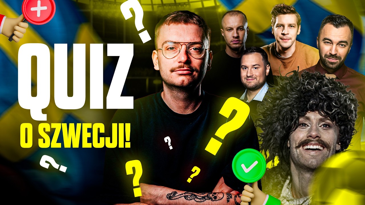 QUIZ O SZWECJI W STARYM STYLU LIVE! PACZUL, PIELA, BIAŁEK, G&Oacute;RSKI I DOMAGAŁA