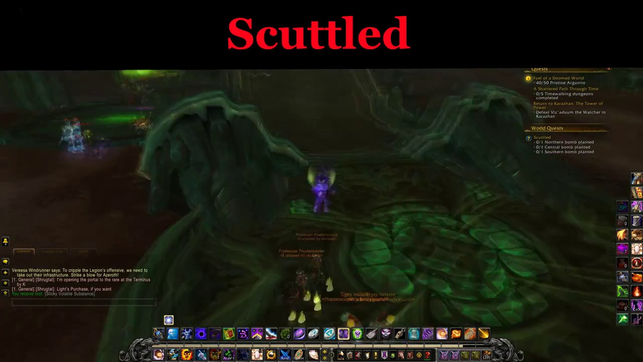 Scuttled Argus Antoran Wastes Rare World Quest World of Warcraft