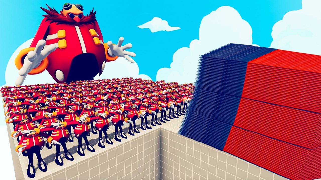 200x DR EGGMAN + 1x GIANT vs EVERY GOD - Totally Accurate Battle Simulator TABS