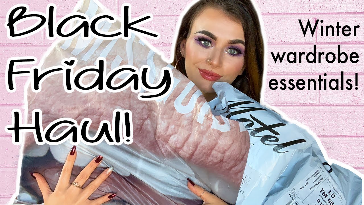 BLACK FRIDAY HAUL + TRY ON! Missguided, Topshop, Motel, New Look, H&M