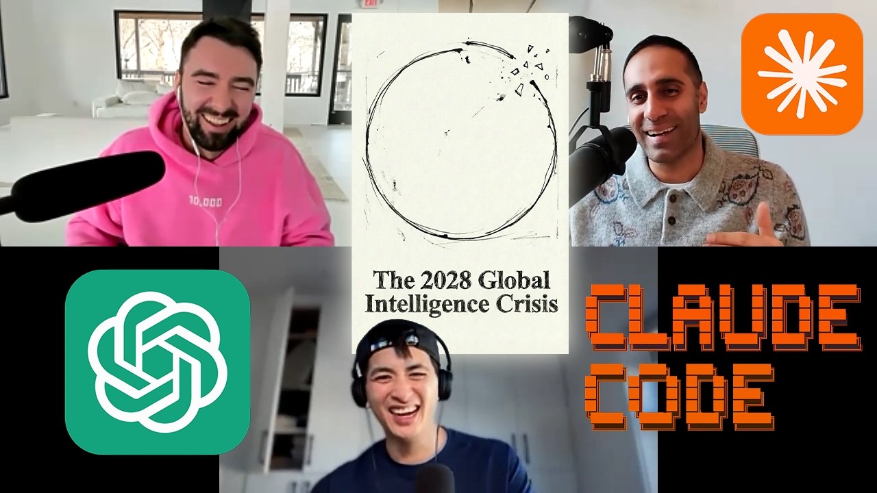 AI 2028 Doom Report, Ghost GDP, Intelligence Displacement Spiral & AI Agent Economy | E256