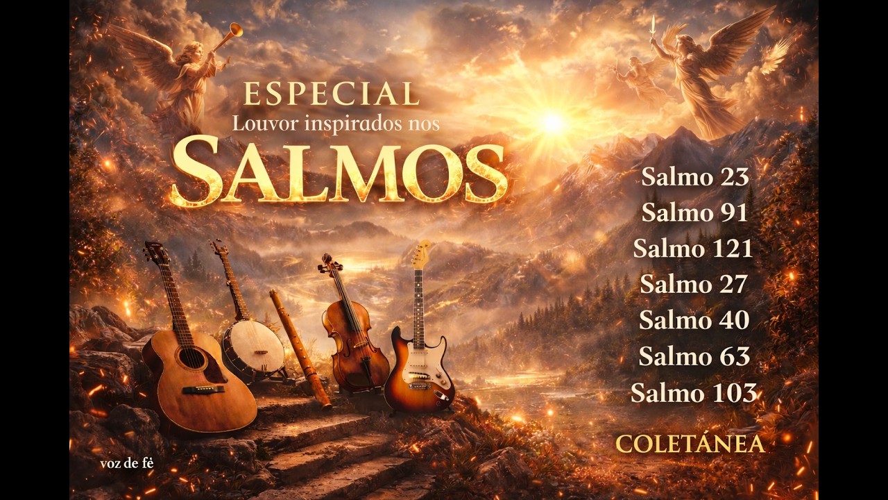 COLETÂNEA ESPECIAL SALMOS | 41 Min de Louvor – Voz de Fé