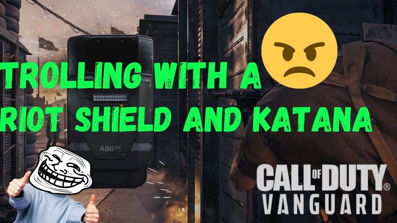 COD VANGUARD TROLLING! (RIOT SHIELD & KATANA)