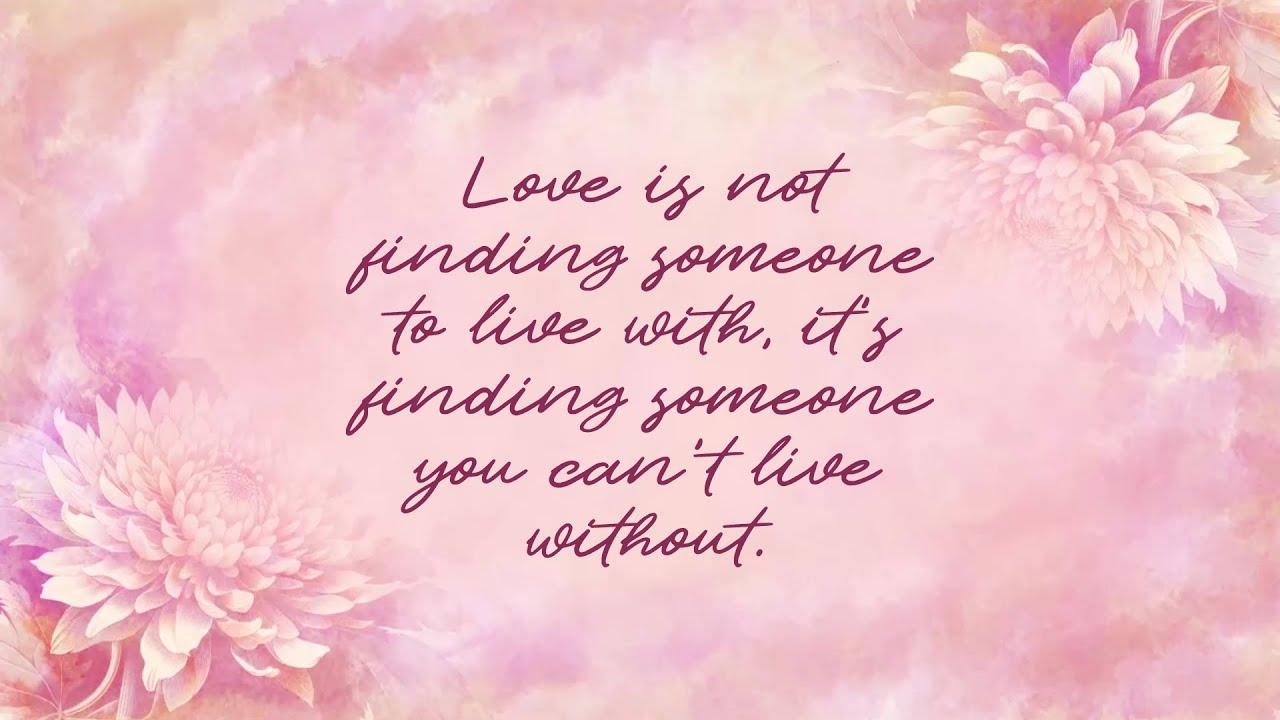 Love Screensaver - Words of Admiration - Expression of Love - Celebrate Love - HD - 1HR