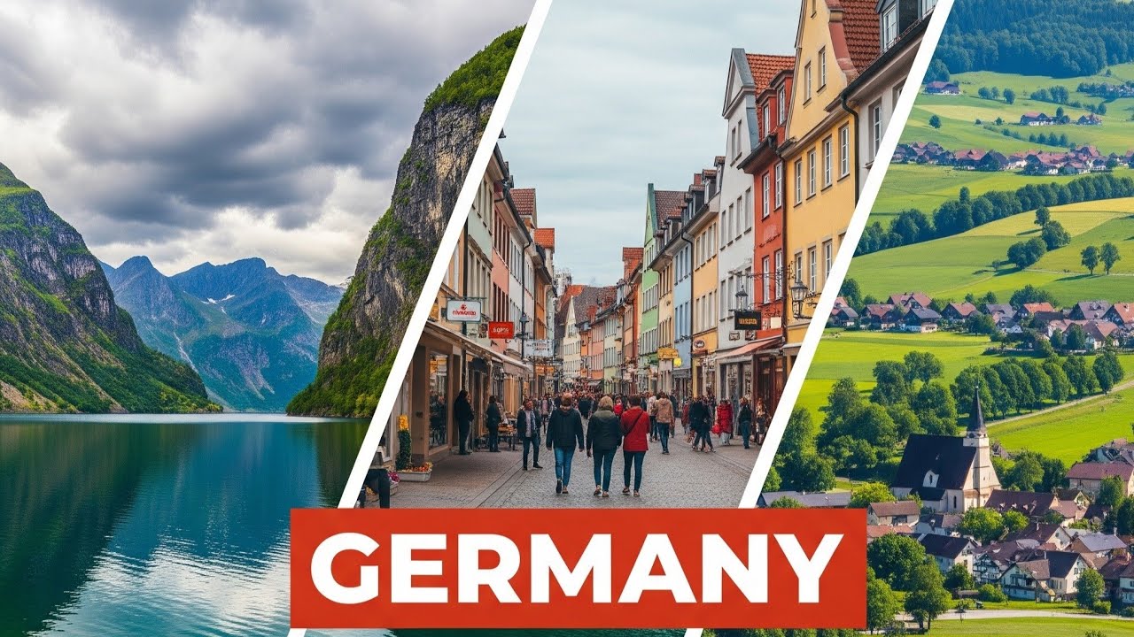 Germany Travel Vlog: Countryside Drive, City Streets Tour & Scenic Fjord Views 🇩🇪