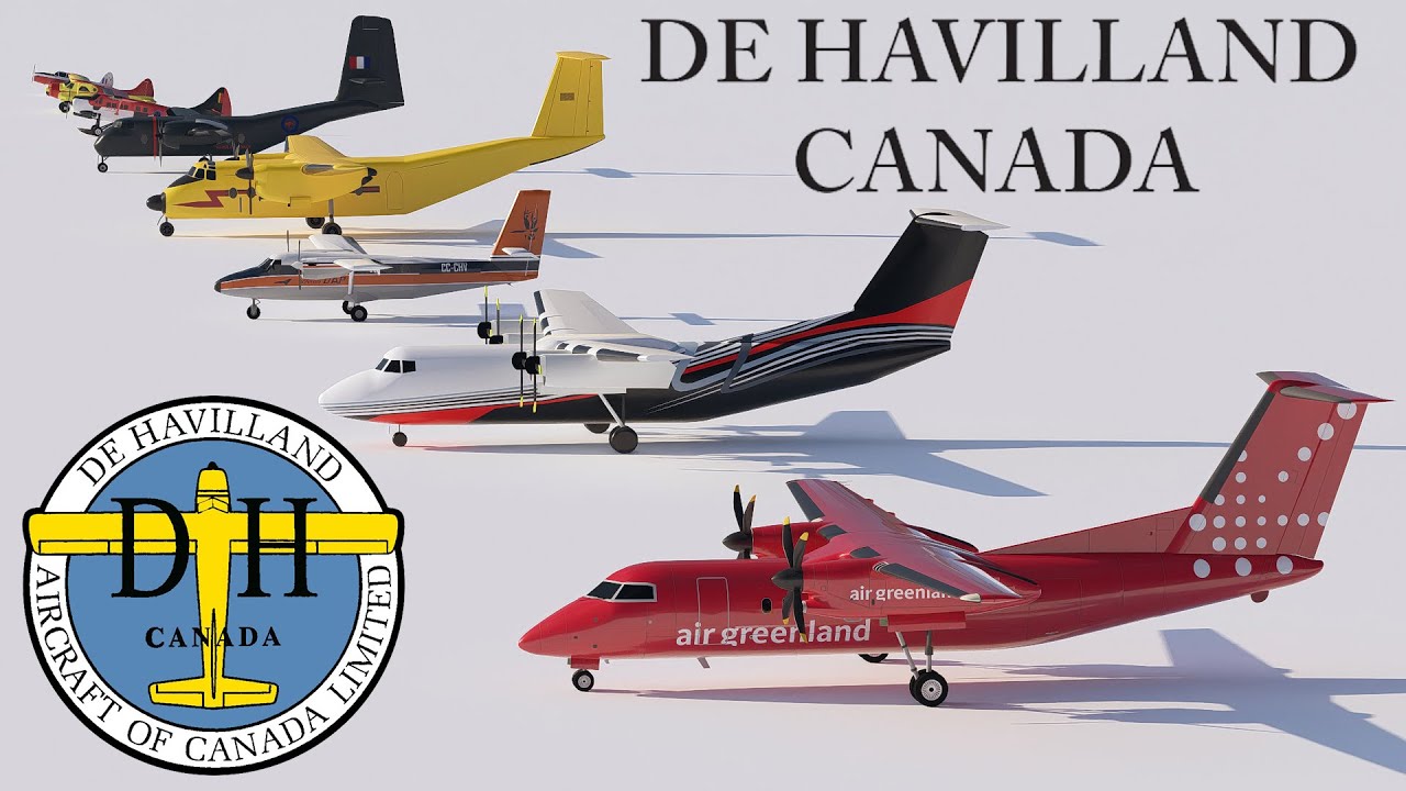 The Evolution of De Havilland Canada Aircraft: DHC-1 to DHC-8
