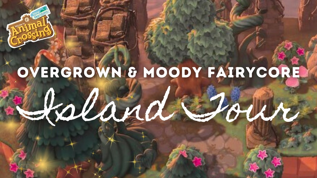 I Found a Lush, Moody Fairycore Dream | Animal Crossing: New Horizons Island Tour