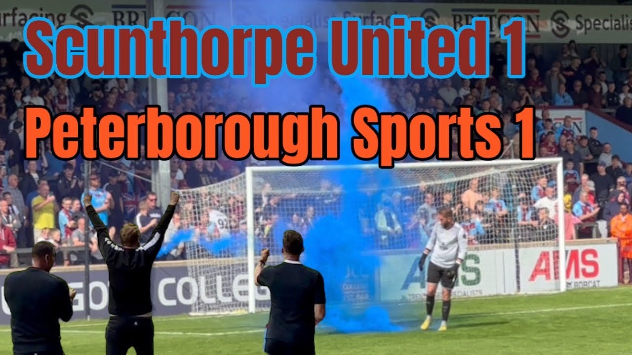Scunthorpe United 1-1 Peterborough Sports