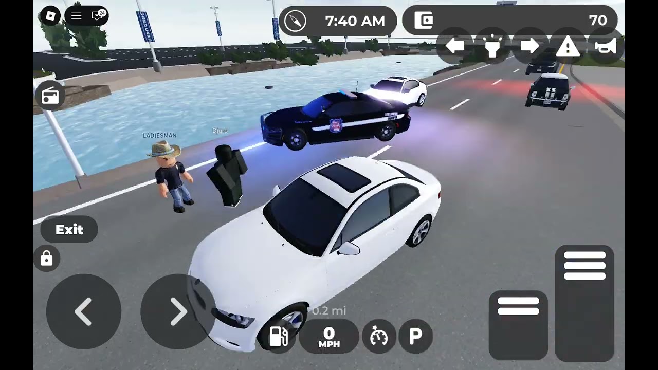 Watching a man get chased by fed @thinbluelinerblx