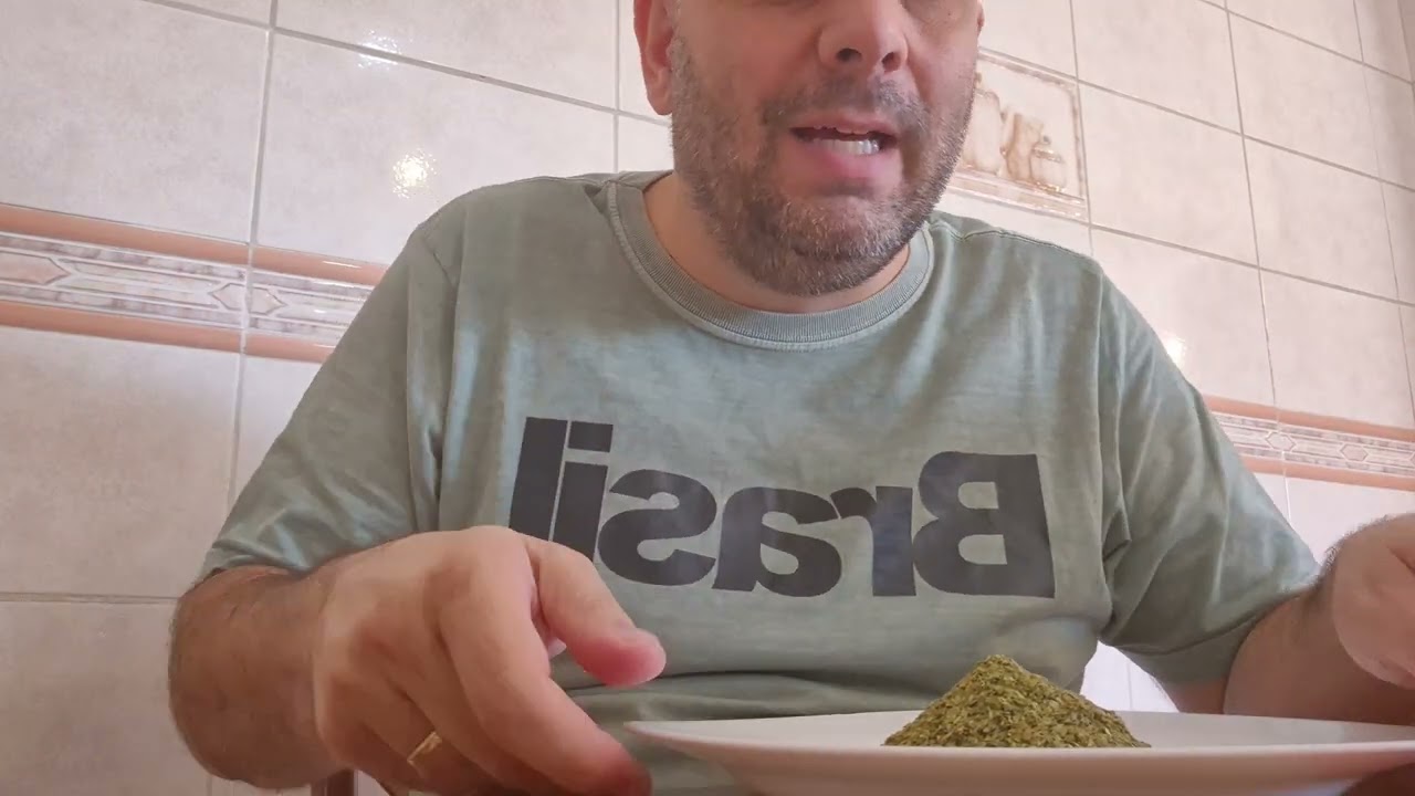 Unboxing Erva Mate Paraná Tropeira PU1 leaves and powder 250g, aged amarela yellow,    padrão Messi