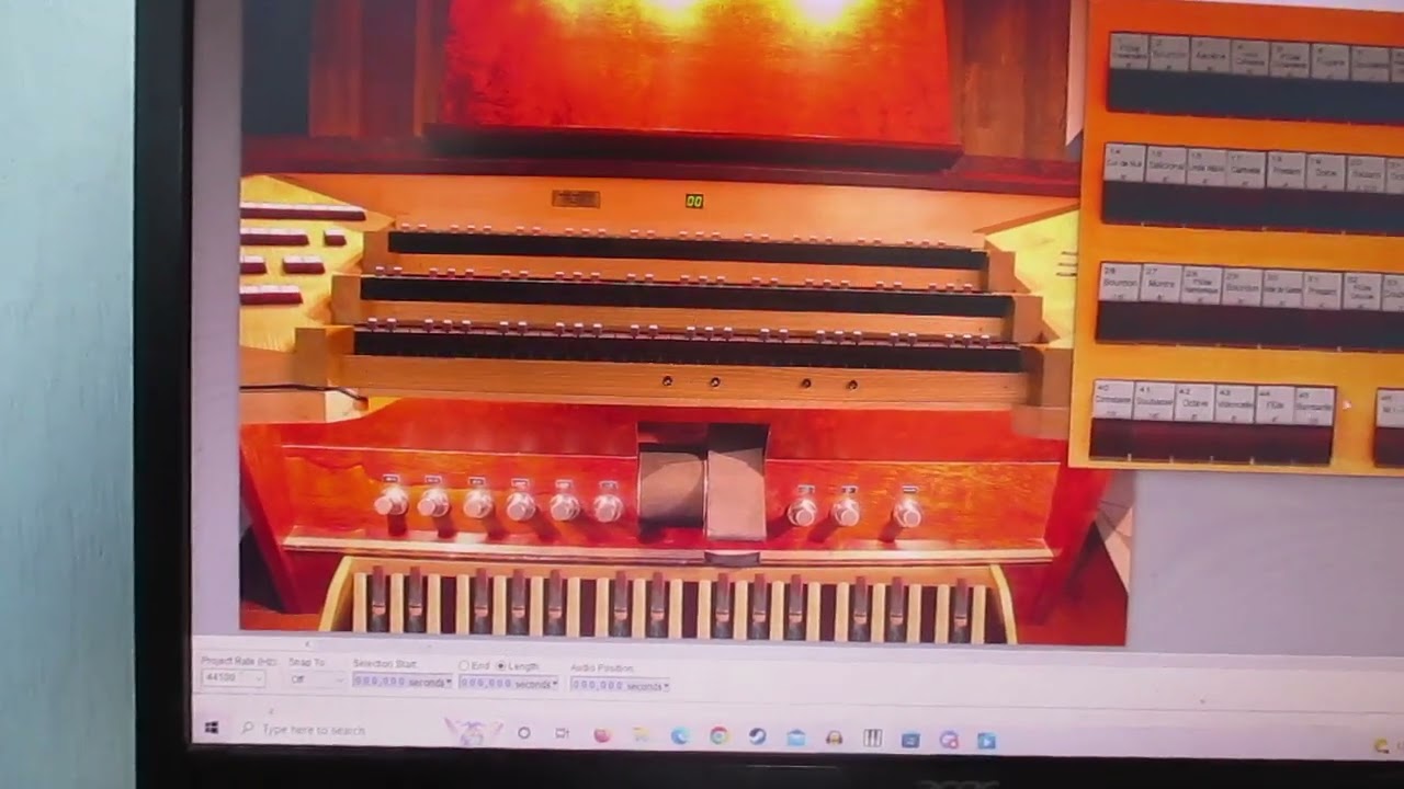 GrandOrgue tutorial on how to use pedals without a pedalboard