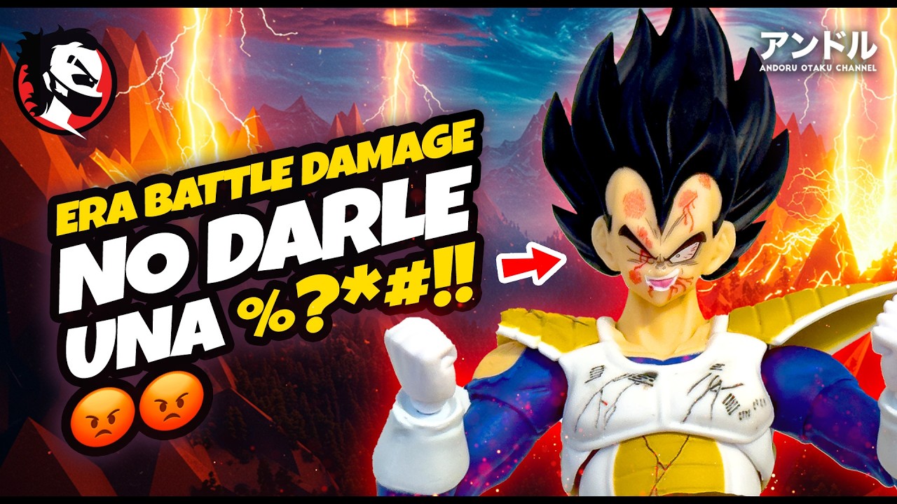 ✅ VEGETA Scouter y Battle Damage 🔥 SH Figuarts BOOTLEG Black Hole Toys