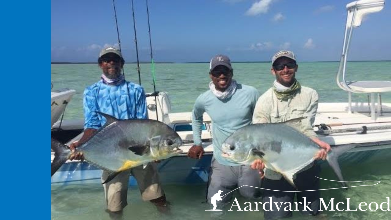 Permit fishing on the flats of Crooked & Acklins Islands, Bahamas