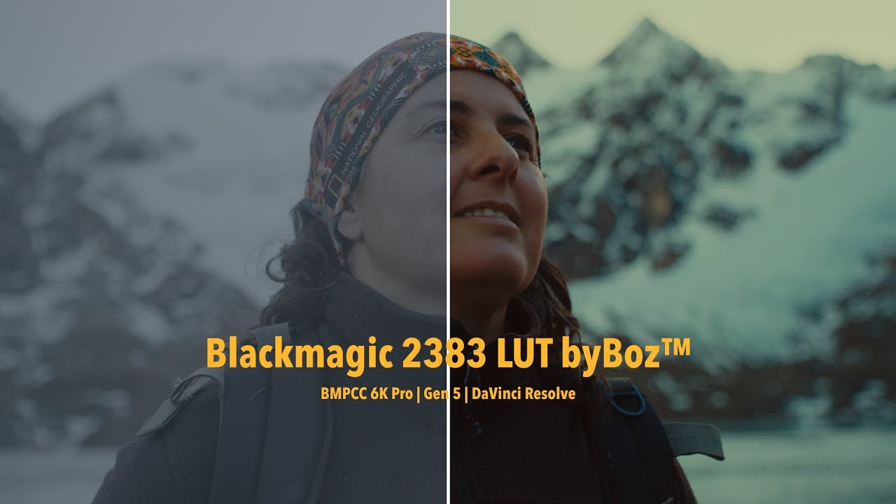 Blackmagic 2383 LUT byBoz™️ | Color Grading BMPCC 6K Pro in DaVinci Resolve