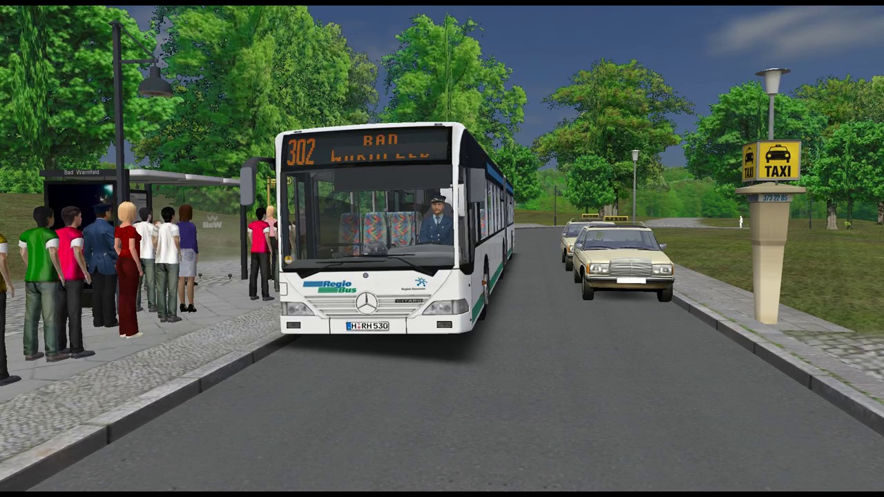 Fahrt mit dem Citaro GÜ in Neuendorf Let's Play Omsi 2 #003