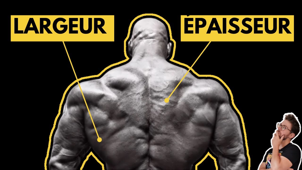 LARGEUR vs EPAISSEUR comment entrainer son dos ? (prise serré ou large ? traction ?)