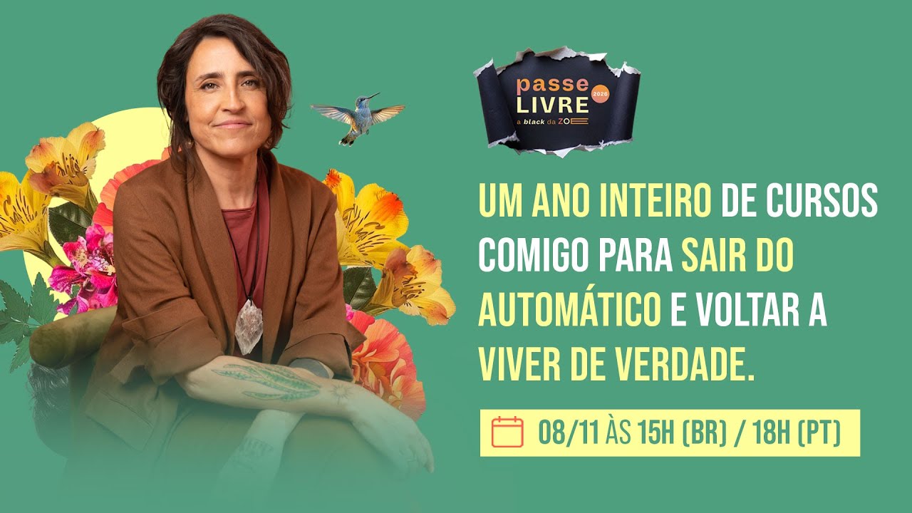 Passe Livre 2026 com Zoe Dorey