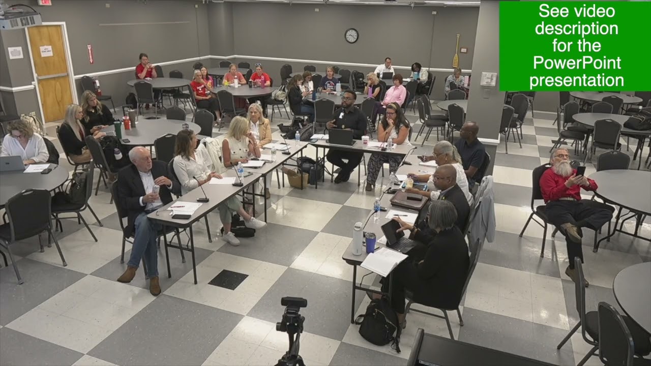 Board of Education Workshop 8-19-2025