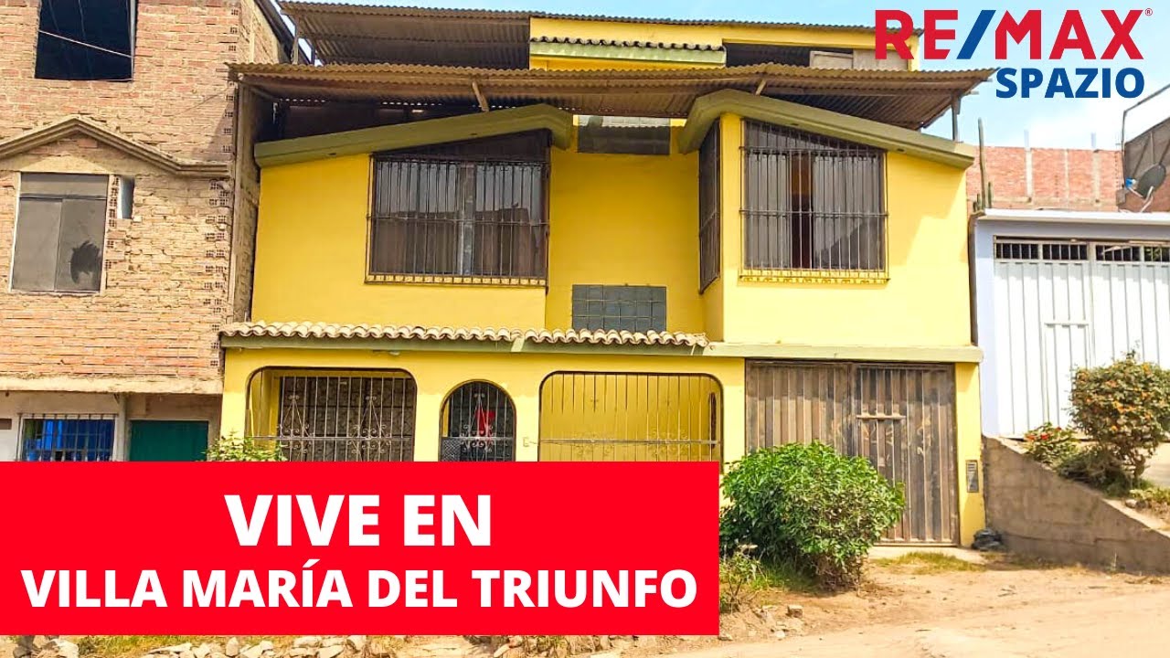 CASA 𝗘𝗡 𝗩𝗘𝗡𝗧𝗔 VILLA MARÍA DEL TRIUNFO - RE/MAX SPAZIO PERÚ