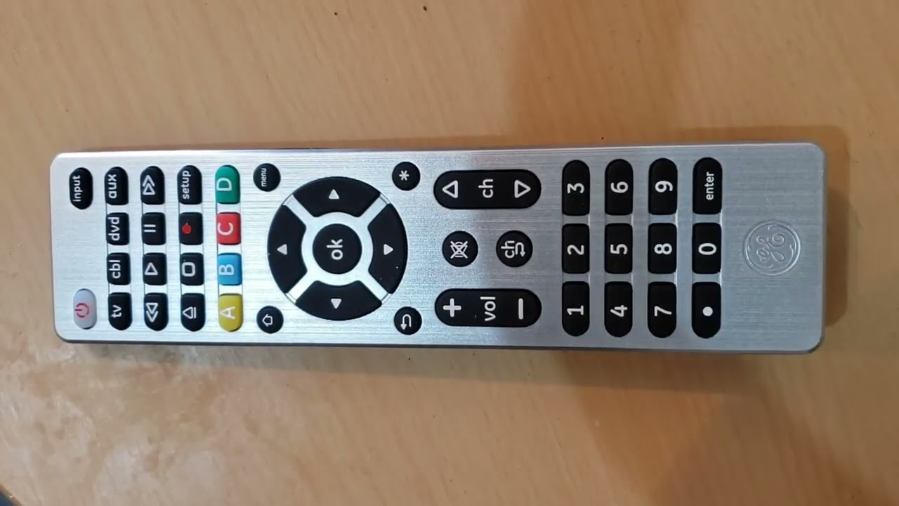 How to Program GE UltraPro Universal Remote Control to Samsung TV
