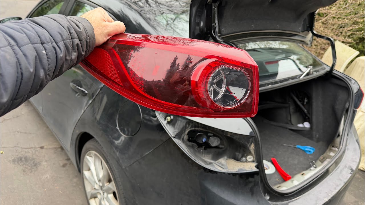 Tricky Mazda3 tail light removal.  Works on many others too. 