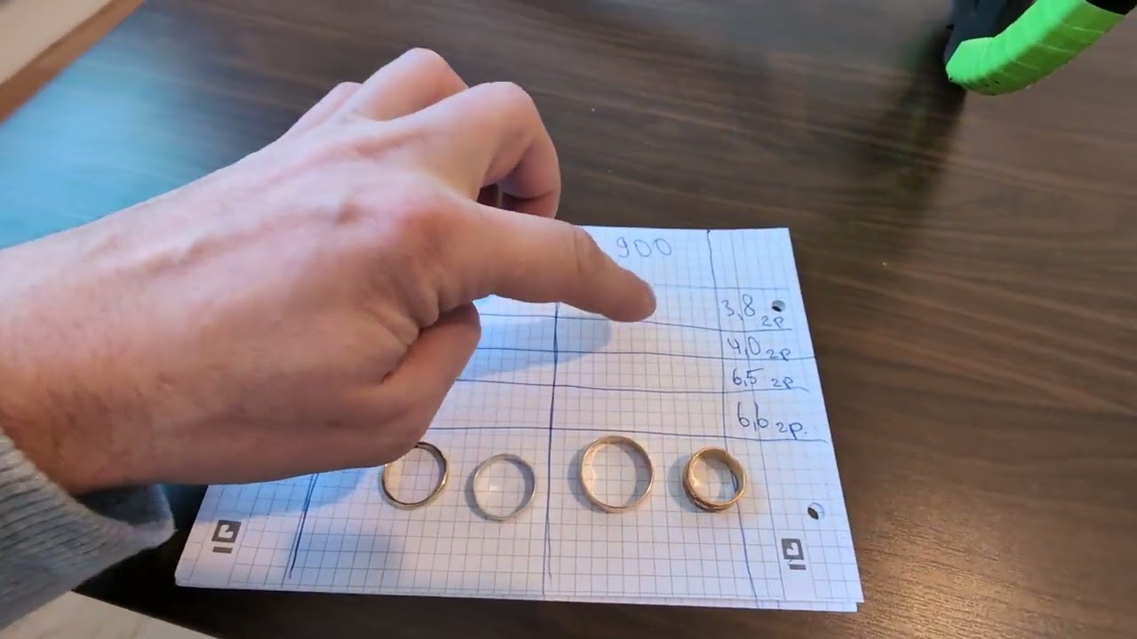 Deus2 vs Equinox 900 как меняется vdi от веса и пробы золотого кольца