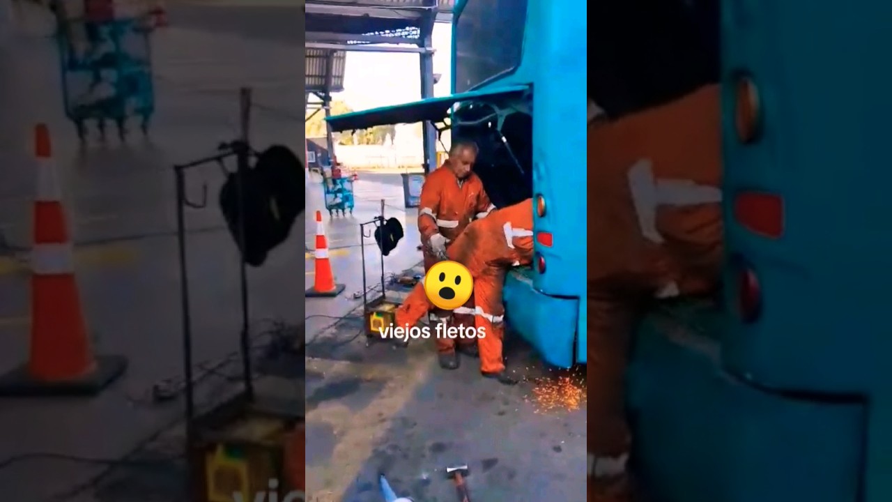 Accidente Laboral 😮🥺🇨🇱 #busologiachilena #buses #transantiago #microsamarillas