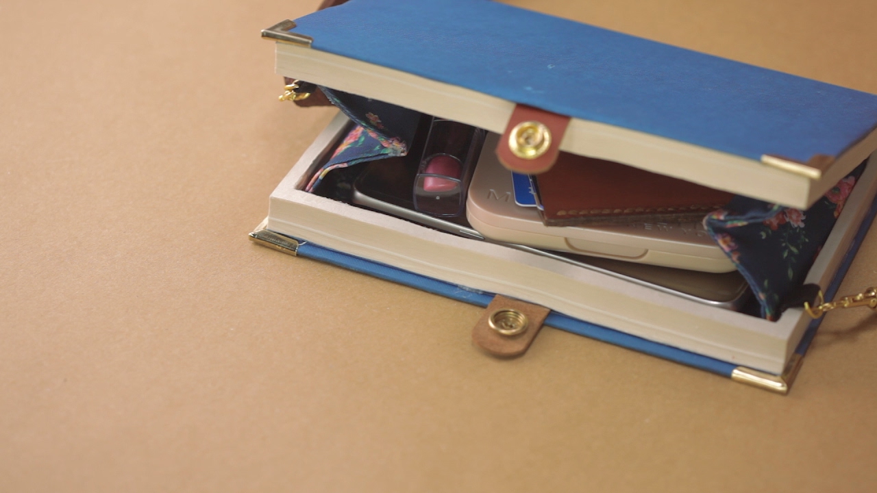 How to Turn a Book into a Clutch