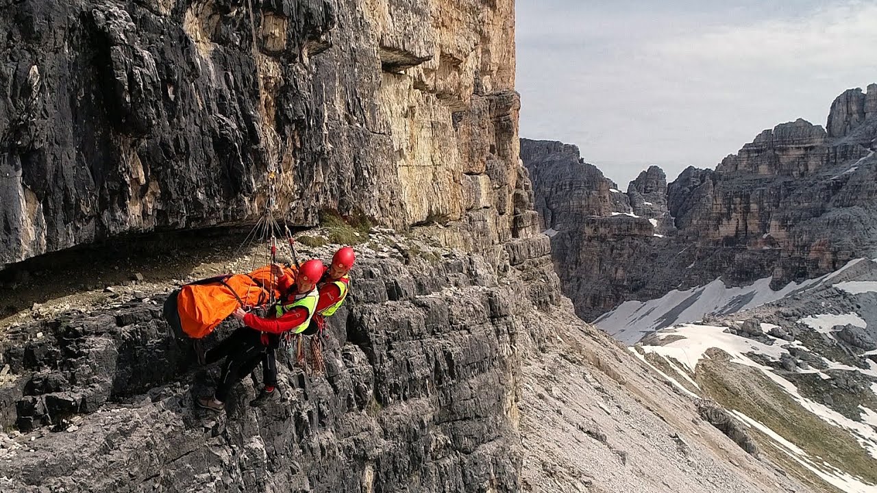 Soccorso Alpino – esercitazione alle Tre Cime di Lavaredo