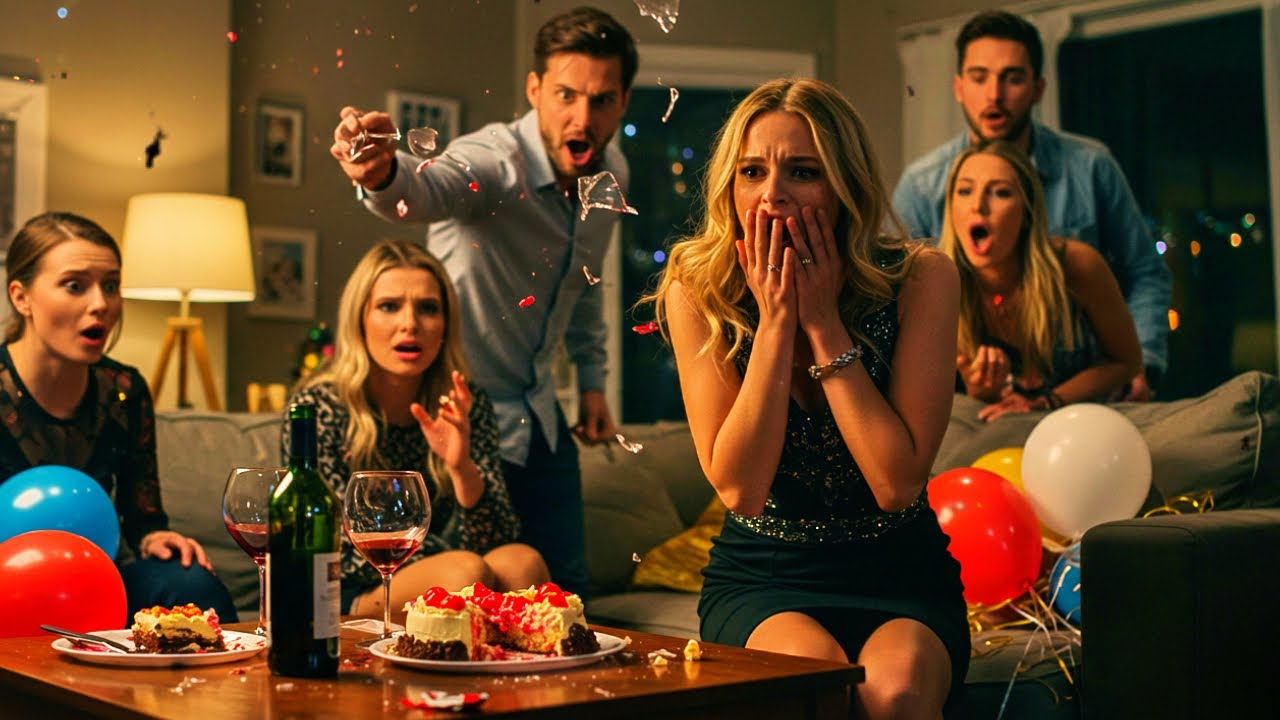En mi cumpleaños, mi esposo me golpeó con la copa de vino — y el salón quedó en silencio