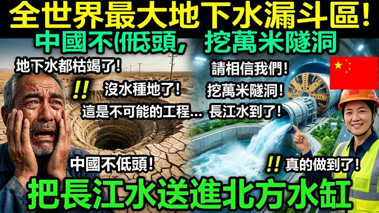 河北大爺淩晨3點扛桶排隊，8年喝渾水！中國地下南水北調，改寫千萬人命運