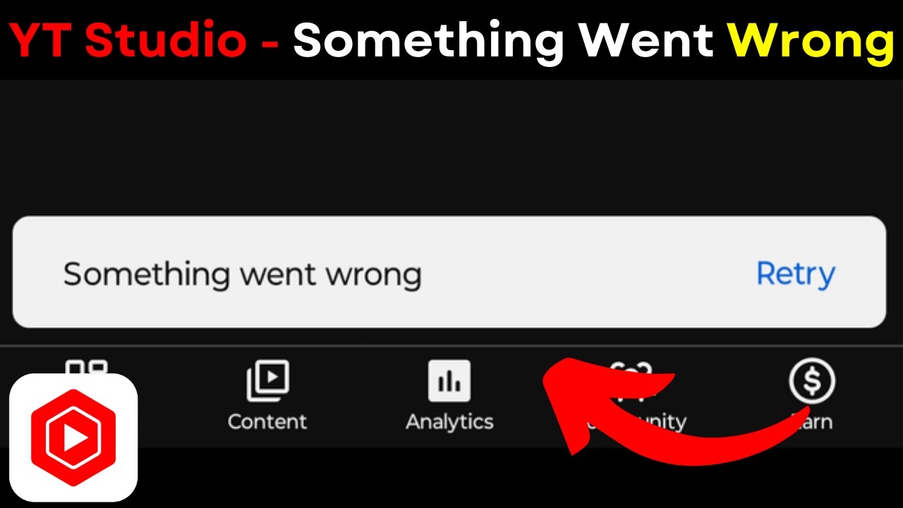 YouTube Studio Something Went Wrong Fix 2026 | YouTube Studio Not Working | YouTube Studio Error