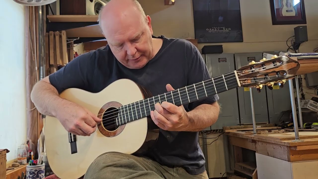 Latest "Lattice" classical guitar build