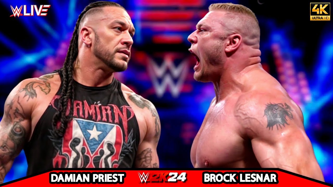 Brock Lesnar vs. Damian Priest | No Holds Barred | ELIMINATION CHAMBER 2024 | WWE August 18,2024