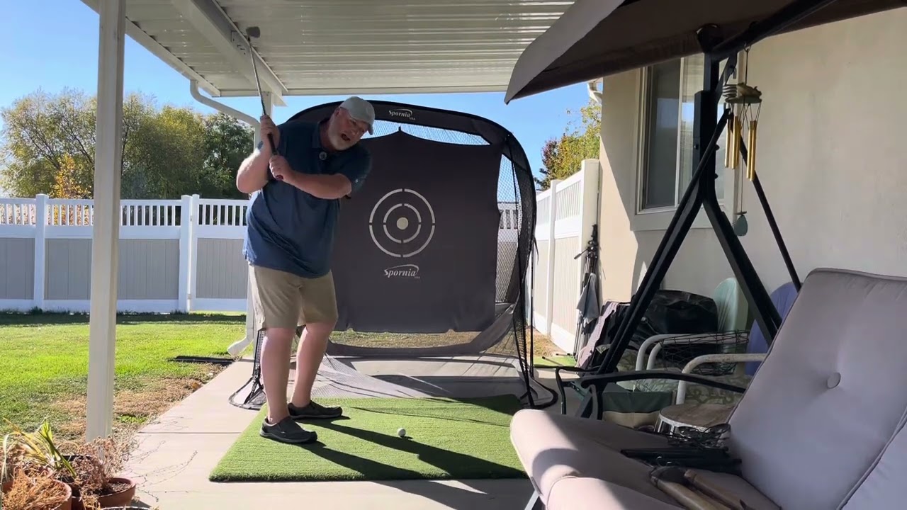 Arms and hands fall - Clubhead pivots back out in front of you! #golf #golfswing