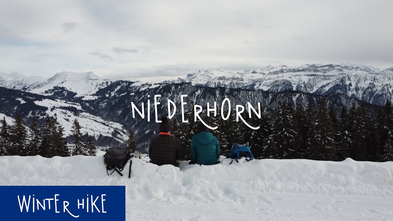 A Winter Hike with view on Jungfrau, Eiger and M&ouml;nch | Bern, Switzerland