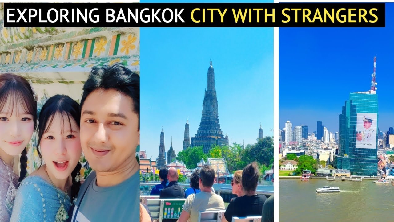 Exploring Bangkok City with Strangers 🇹🇭 | Unexpected Adventures!